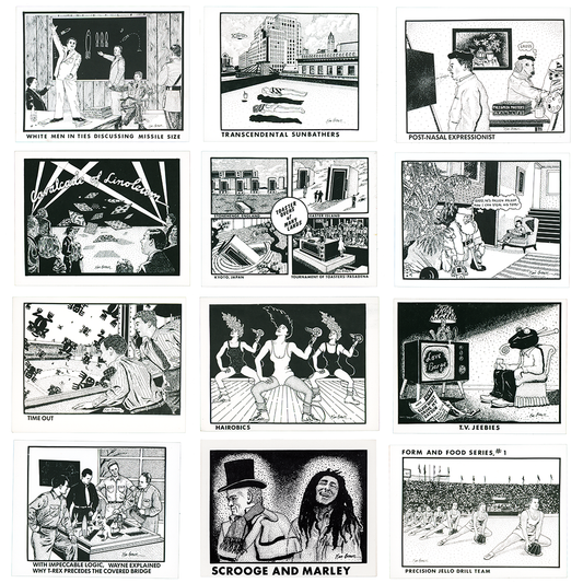 5 Black and White Postcards